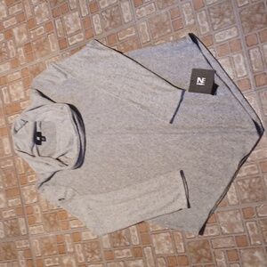 Iz Byer cowneck tunic top size 2xlarge  Heather Gray color